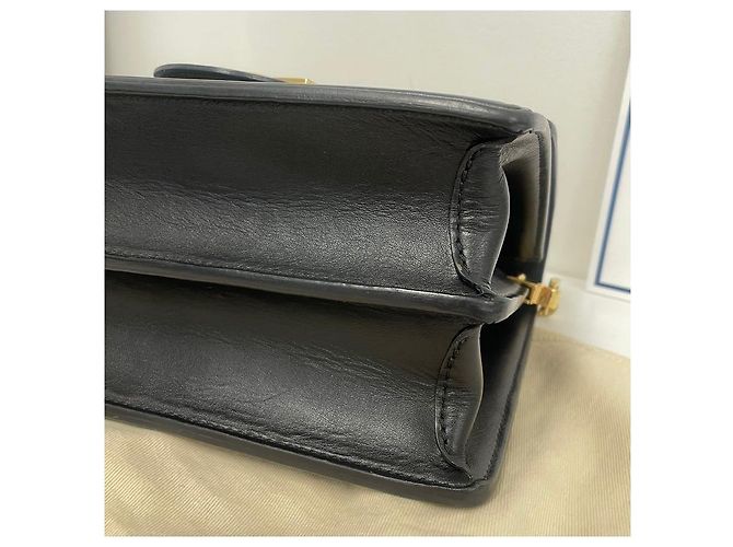 Louis Vuitton Borsa a Spalla con Catena Dolphin MM Nero - vista 7