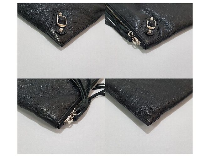 Balenciaga Bolso de mano Classic Motor Clutch - vista 7