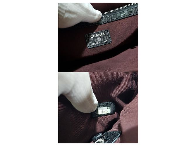Chanel Borsa Clutch Classic Caviar Large Series - vista 9