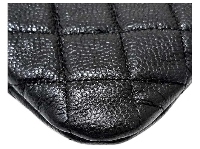 Chanel Clutch Caviar Boy New Medium Nero - vista 4