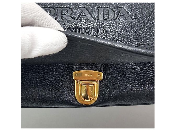 Prada Borsa a Spalla Vitello Daino - vista 7