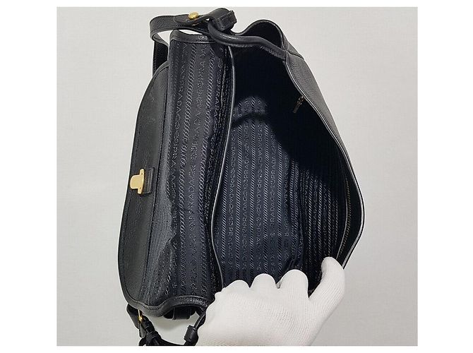 Prada Borsa a Spalla Vitello Daino - vista 8