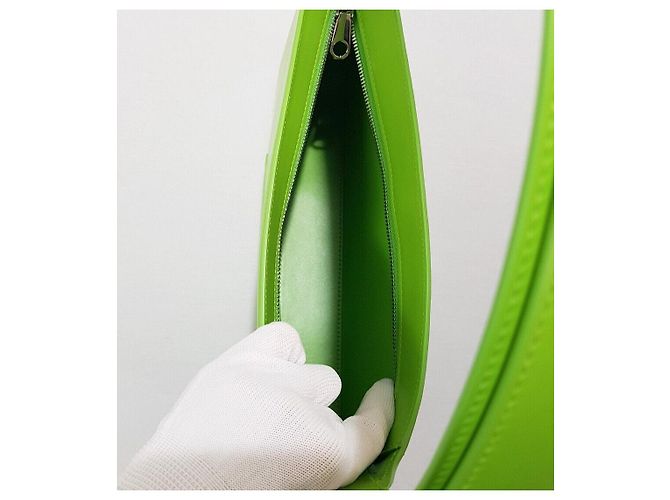 Burberry Borsa a tracolla in pelle TB Verde - vista 8