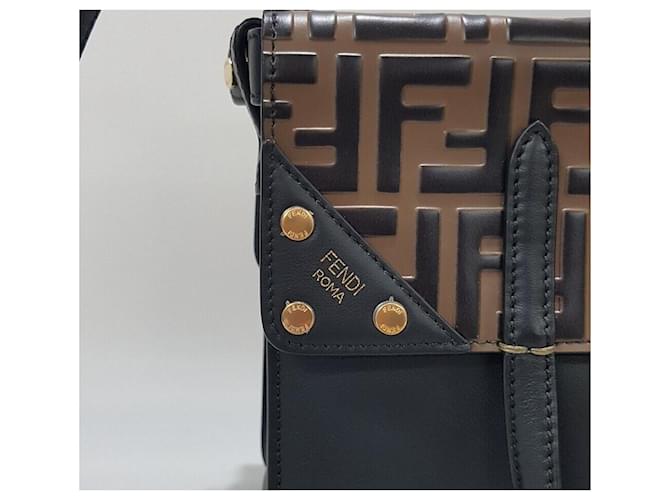 Fendi Borsa a tracolla Flip Argento - vista 3