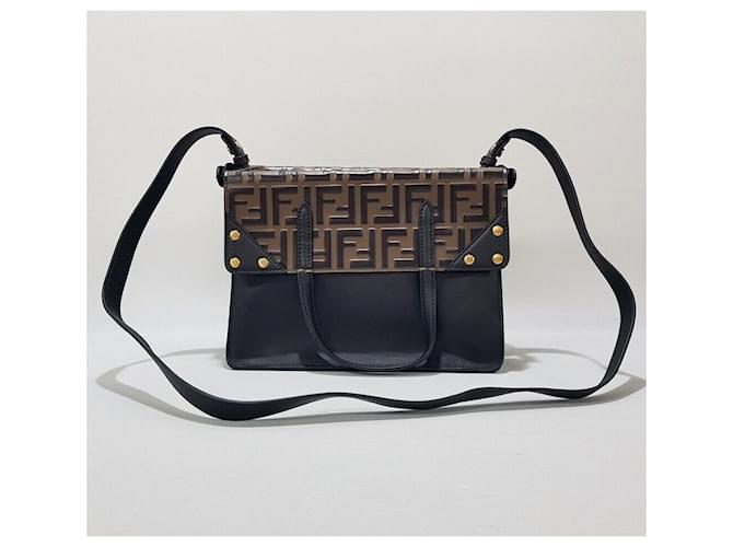 Fendi Borsa a tracolla Flip Argento - vista 5