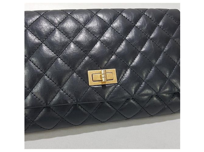 Chanel Serie de bolsos de mano plegables Vintage Classic Negro - vista 3