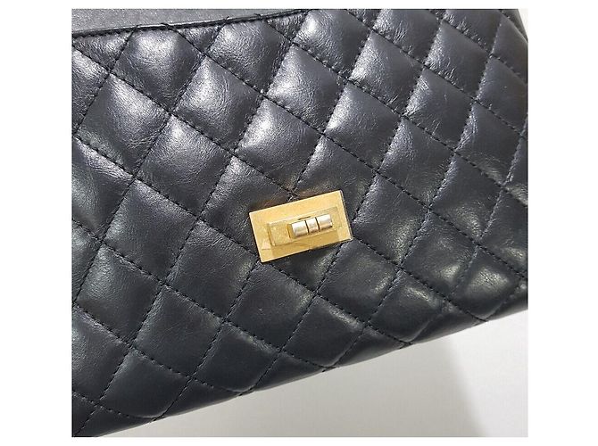 Chanel Serie de bolsos de mano plegables Vintage Classic Negro - vista 9