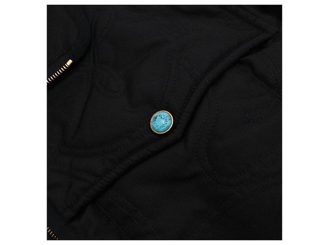Louis Vuitton Stepp-Overshirt mit schwarzem Blumenmuster aus Baumwolle für Herren - Ansicht 7