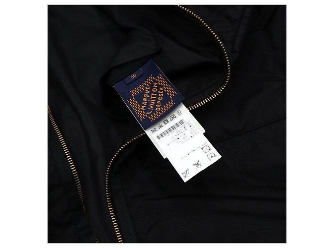 Louis Vuitton Stepp-Overshirt mit schwarzem Blumenmuster aus Baumwolle für Herren - Ansicht 8