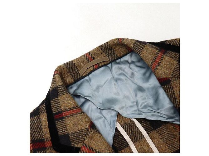 Gucci Check Pattern Embroidered Loved Men's Jacket - view 5