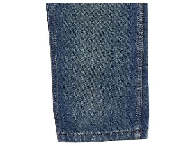 Gucci Jeans in denim lavato a gamba affusolata Blu - vista 3