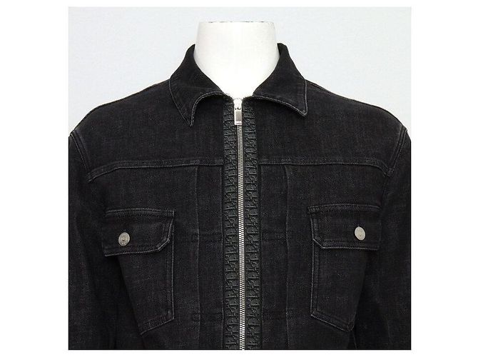 Dior Camicia in denim nero Oblique Giacca da uomo - vista 2