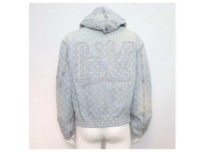 Louis Vuitton Felpa Monogram NBA Giacca da Uomo Blu - vista 4