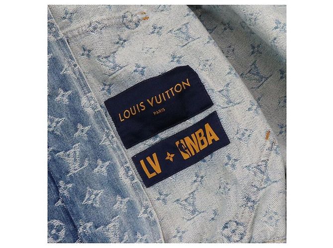Louis Vuitton Felpa Monogram NBA Giacca da Uomo Blu - vista 9