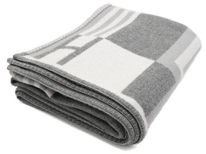 Market Hermès Manta Ithaque Gray Castaño - vista 2