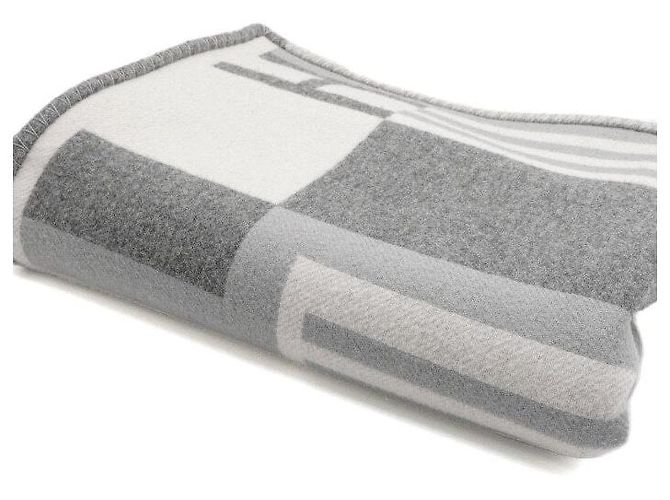 Market Hermès Manta Ithaque Gray Castaño - vista 3
