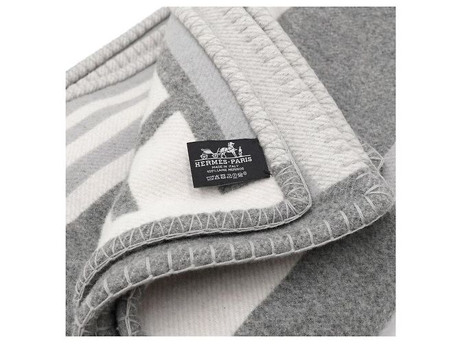 Market Hermès Manta Ithaque Gray Castaño - vista 5