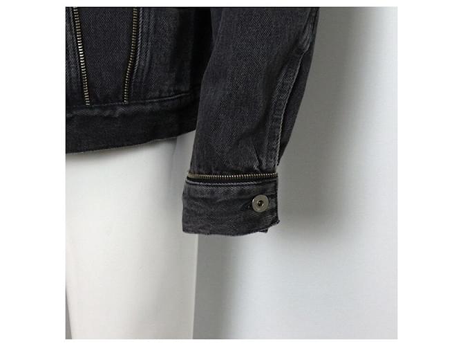 Off White Giacca di jeans con bottone Nero - vista 3
