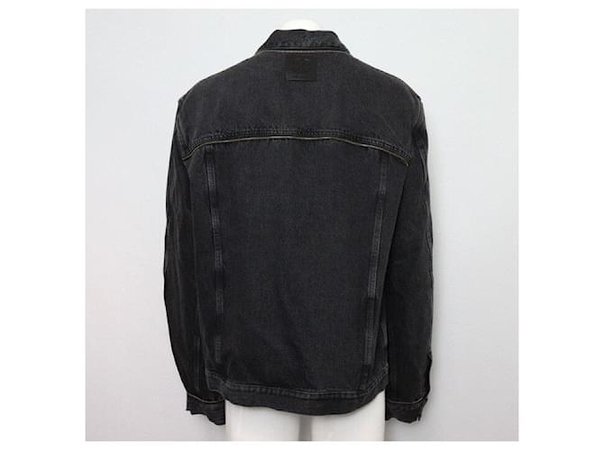 Off White Giacca di jeans con bottone Nero - vista 4