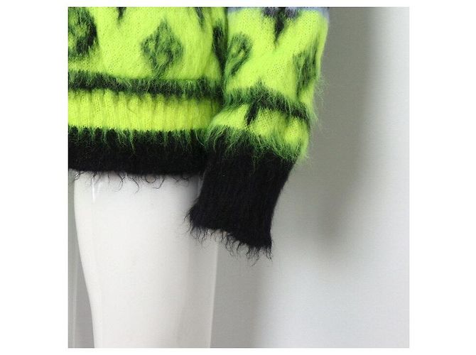 Louis Vuitton Mohair-Angora-Cardigan für Herren mit Monogramm Mehrfarben - Ansicht 3