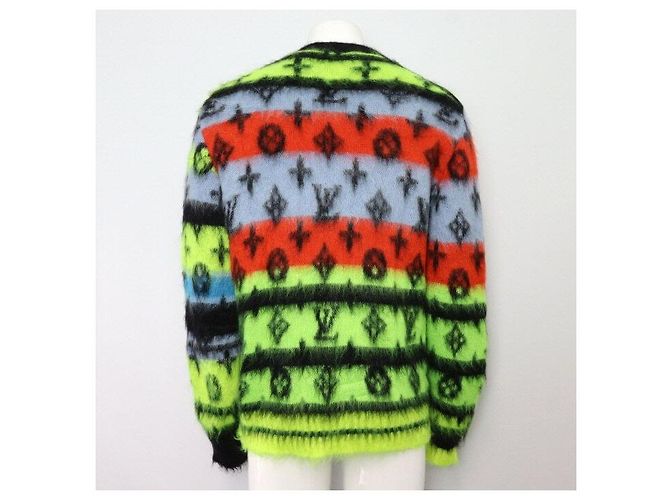 Louis Vuitton Mohair-Angora-Cardigan für Herren mit Monogramm Mehrfarben - Ansicht 4