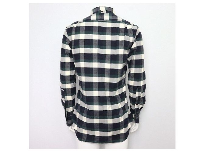 Thom Browne Camicia a quadri in cotone da uomo - vista 4