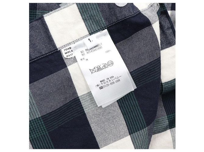 Thom Browne Camicia a quadri in cotone da uomo - vista 8