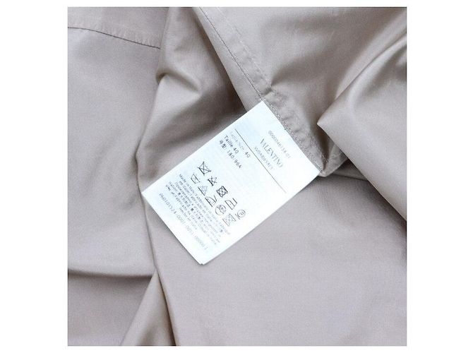 Valentino Herrenhemd mit gewaschenem Taffeta-Seidenschal Braun - Ansicht 5