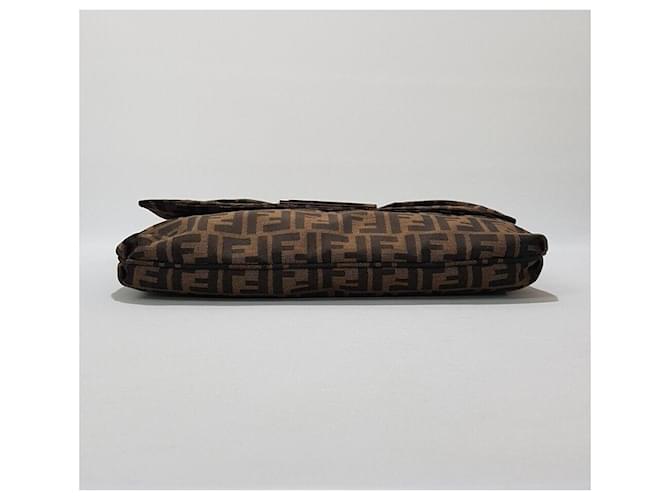 Fendi Borsa a tracolla Juka Marrone - vista 7