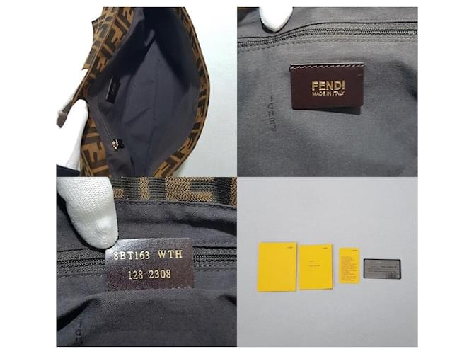Fendi Borsa a tracolla Juka Marrone - vista 9