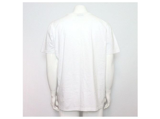 Dior Cotton Patch Herren T-Shirt aus Baumwolle Weiß - Ansicht 4