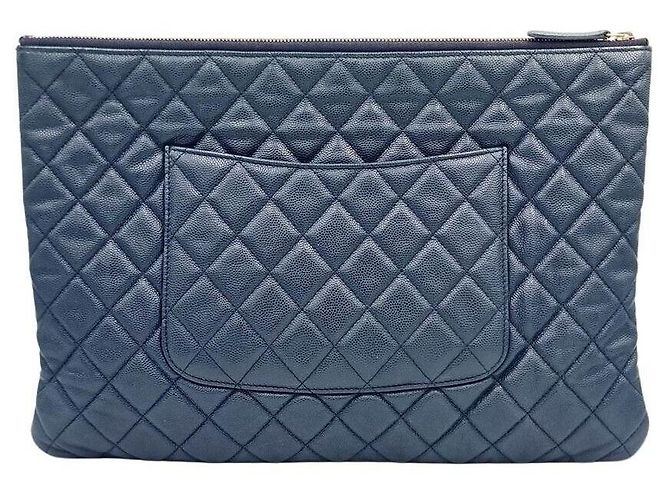 Chanel Clutch Caviar Large - vista 2