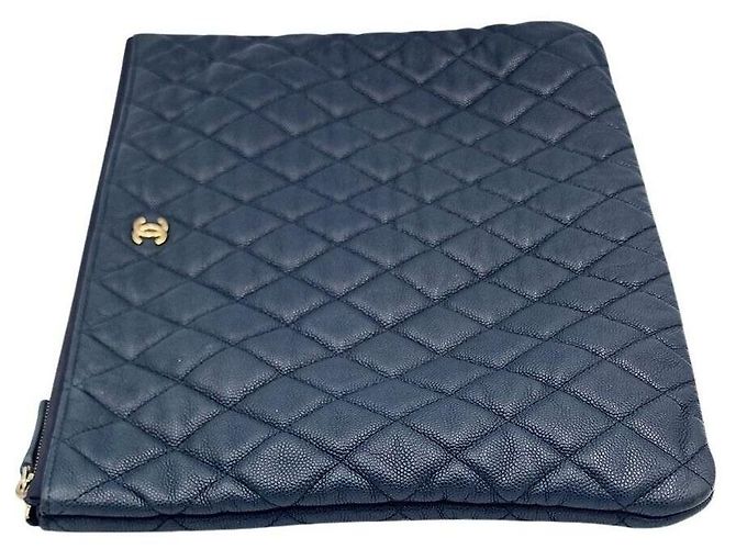Chanel Clutch Caviar Large - vista 3