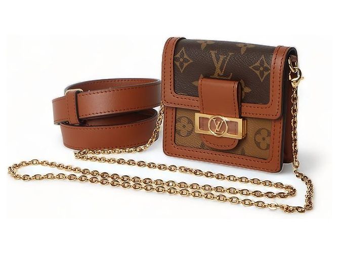 Louis Vuitton Monogram Bumbag Dolphin BB Chain Belt Bag Hip Pack Mehrfarben - Ansicht 3