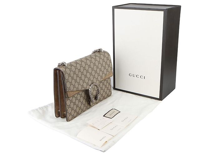 Gucci Borsa Dionysus GG Supreme media Multicolore - vista 8