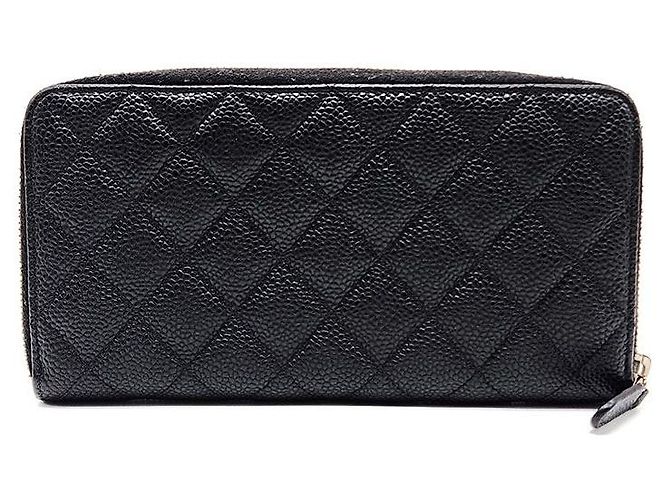 Chanel Caviar Long Wallet Schwarz - Ansicht 2