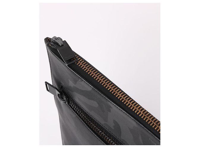 Saint Laurent Clutch Grande Camouflage Nero - vista 5