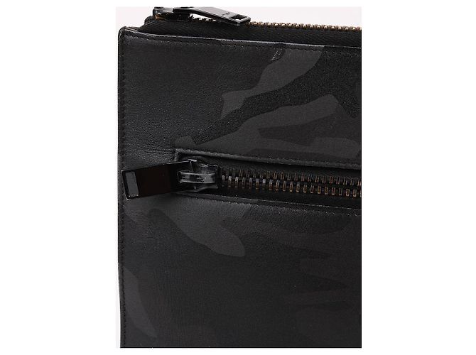 Saint Laurent Clutch Grande Camouflage Nero - vista 6