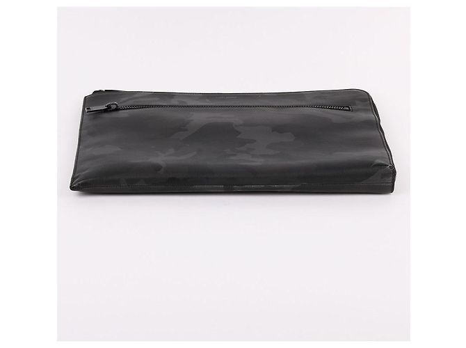Saint Laurent Clutch Grande Camouflage Nero - vista 7