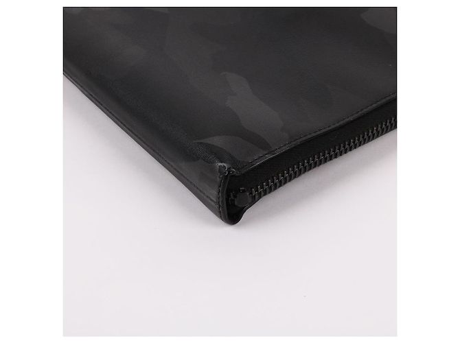 Saint Laurent Clutch Grande Camouflage Nero - vista 8