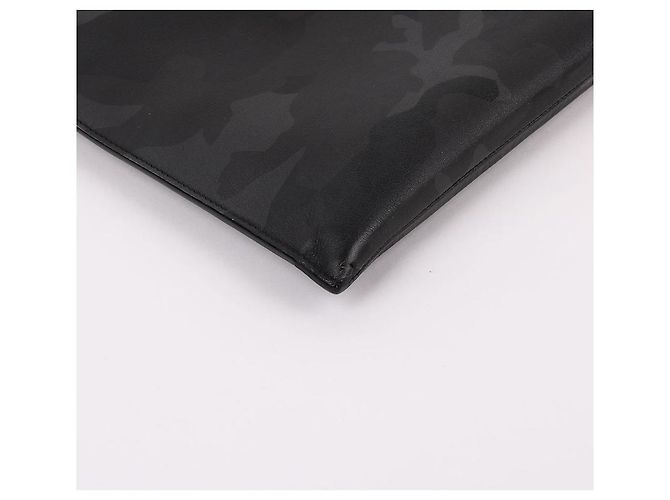 Saint Laurent Clutch Grande Camouflage Nero - vista 9