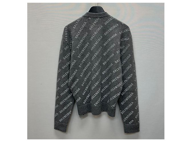 Balenciaga Strick mit Mini-Allover-Logo Mehrfarben - Ansicht 5