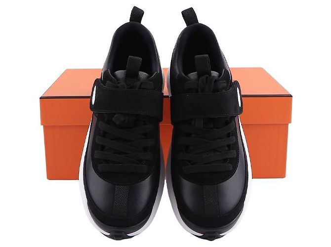 Hermès Sneakers Loop da donna Nero - vista 12