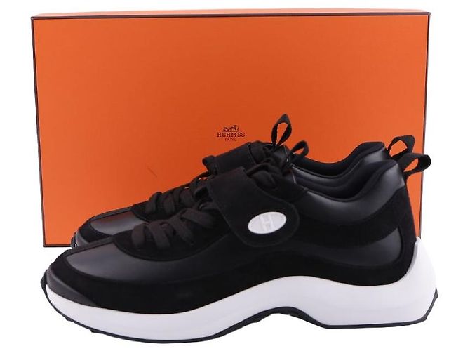 Hermès Sneakers Loop da donna Nero - vista 13