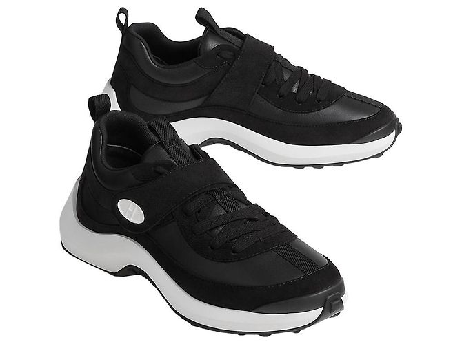 Hermès Sneakers Loop da donna Nero - vista 4