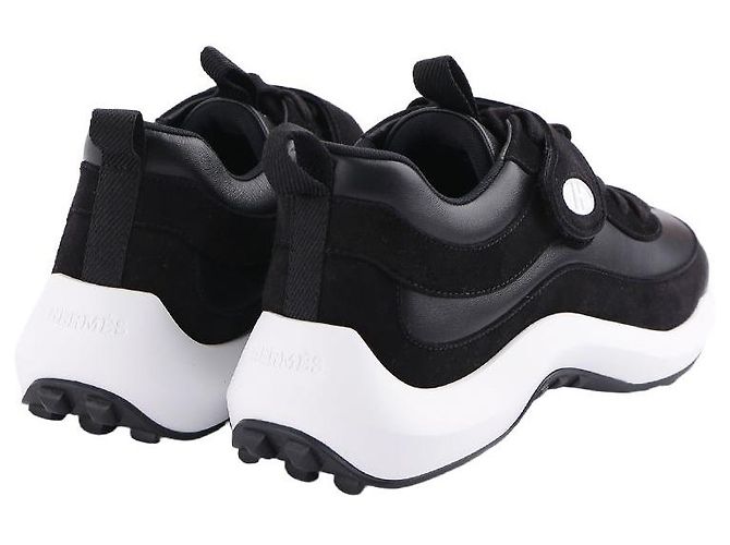 Hermès Sneakers Loop da donna Nero - vista 8