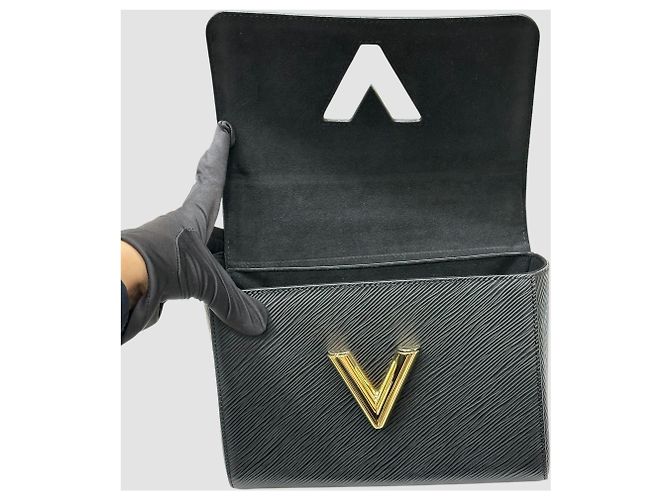 Louis Vuitton Twist MM Handtasche Schwarz - Ansicht 7