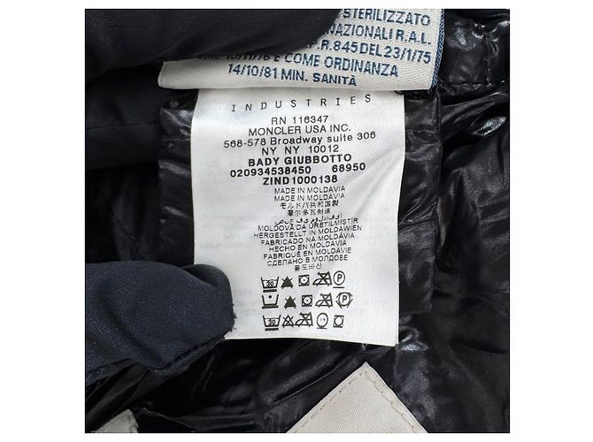 Chaqueta acolchada con capucha para mujer Moncler BADY Negra Negro - vista 9