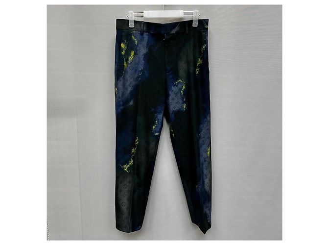 Louis Vuitton Pantaloni Tie and Dye Argento - vista 2
