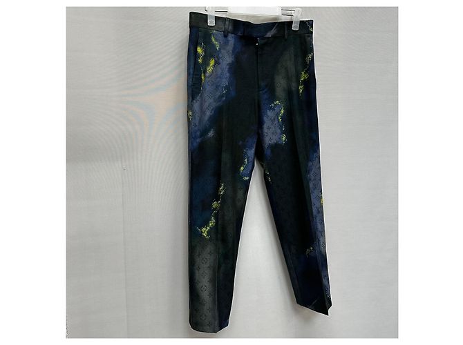 Louis Vuitton Pantaloni Tie and Dye Argento - vista 3